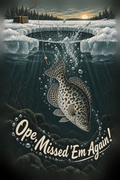 Crappie — Back Down the Hole artwork preview; garment shown is a concept mockup, final Hoodie placement pending