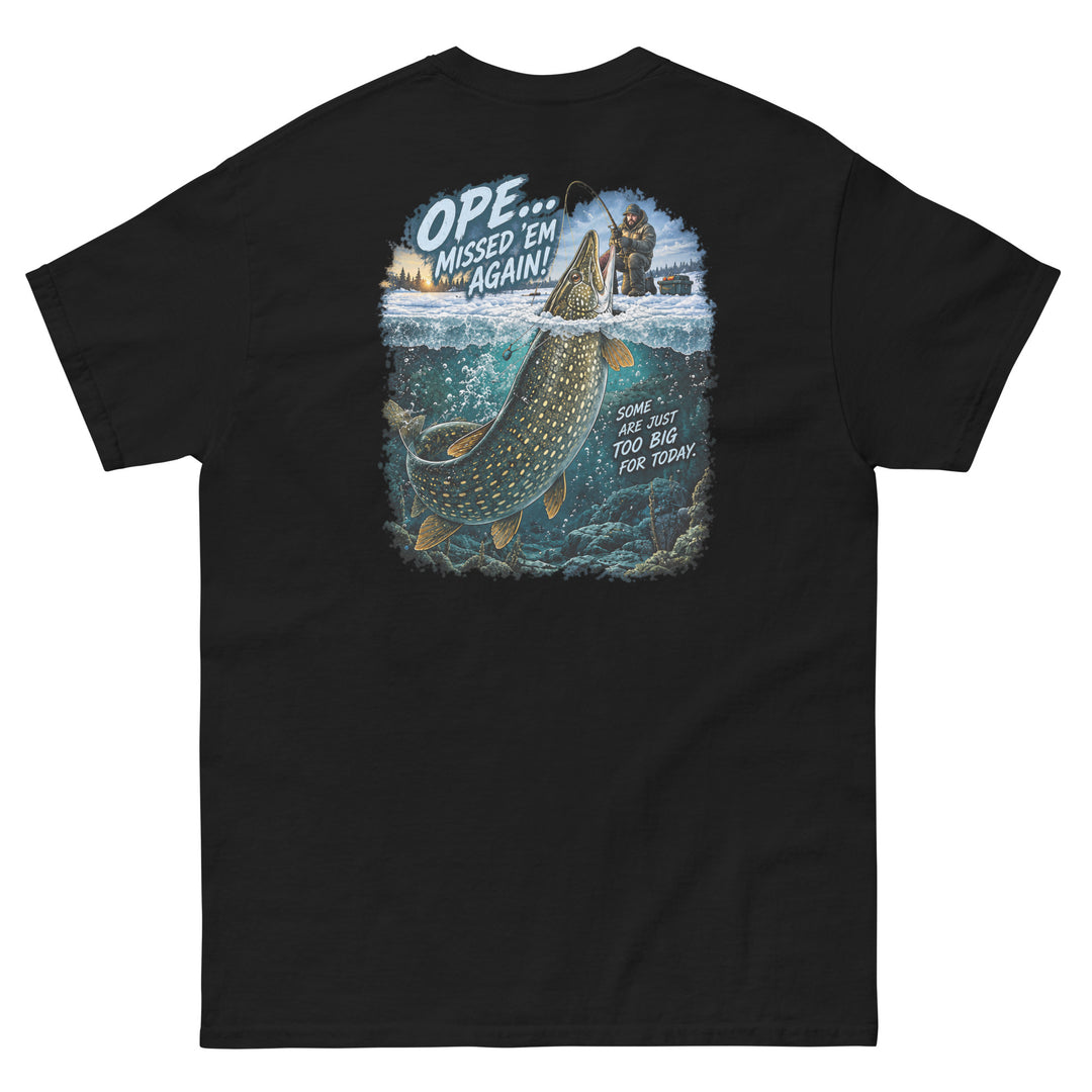 O’MEA™ Northern Pike — Classic Tee, black, back 