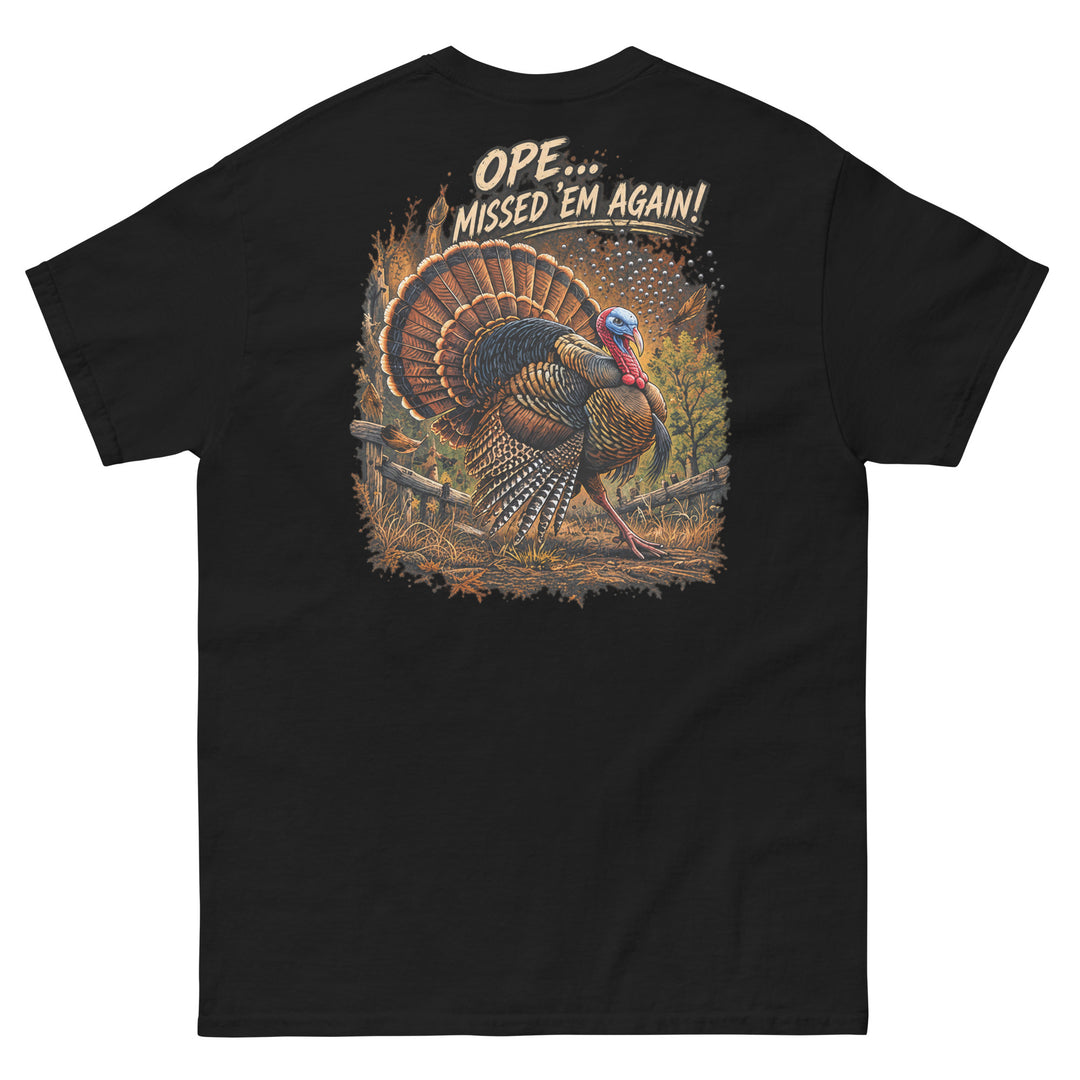 O’MEA™ Turkey — Classic Tee, black, back 