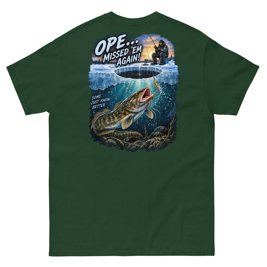 O’MEA™ Eelpout — Classic Tee, forest green, back 