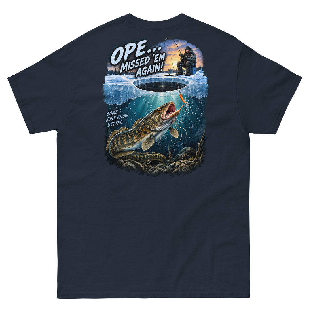 O’MEA™ Eelpout — Classic Tee, navy, back 