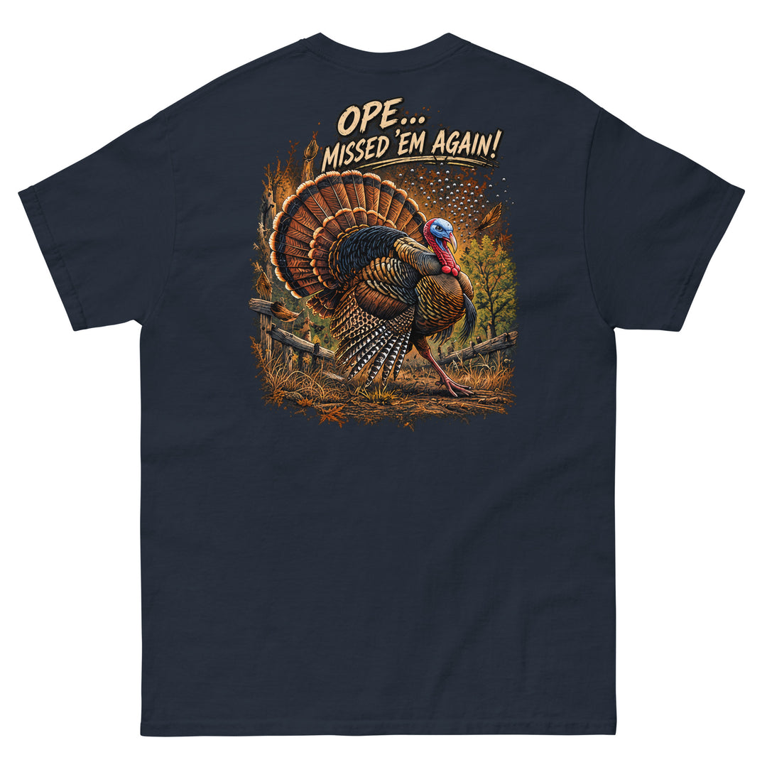 O’MEA™ Turkey — Classic Tee, navy, back 