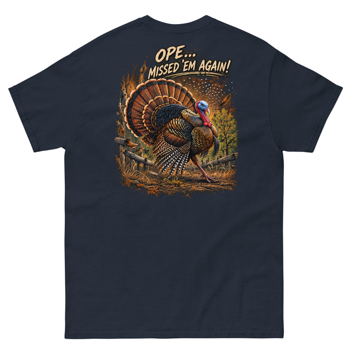 O’MEA™ Turkey — Classic Tee, navy, back 
