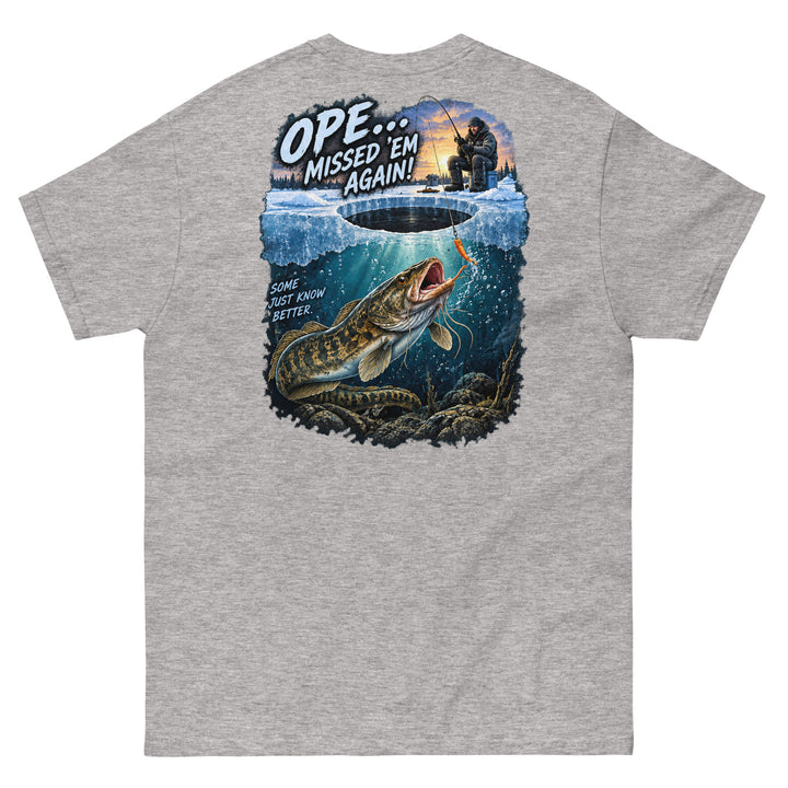 O’MEA™ Eelpout — Classic Tee, sport grey, back 