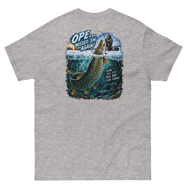 O’MEA™ Northern Pike — Classic Tee, sport grey, back 
