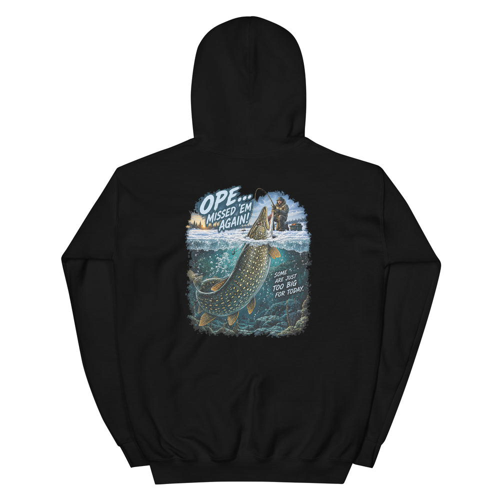 O’MEA™ Northern Pike — Hoodie, black, back #color_black