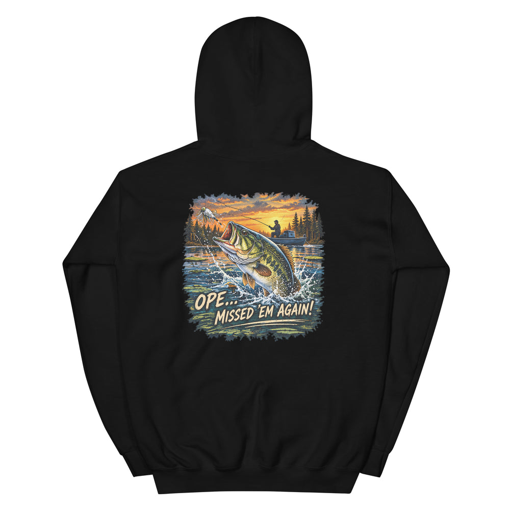 O’MEA™ Bass — Hoodie, black, back #color_black