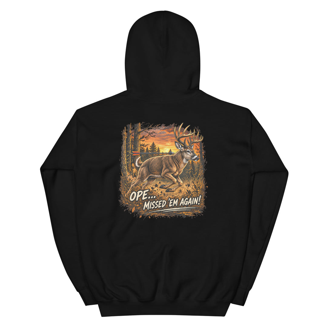 O’MEA™ Whitetail — Hoodie, black, back 