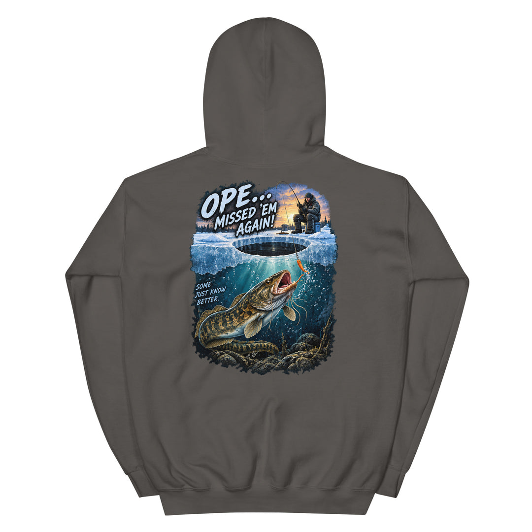 O’MEA™ Eelpout — Hoodie, charcoal, back 