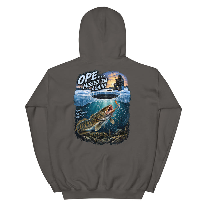 O’MEA™ Eelpout — Hoodie, charcoal, back 