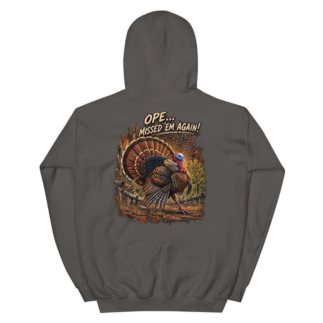 O’MEA™ Turkey — Hoodie, charcoal, back 
