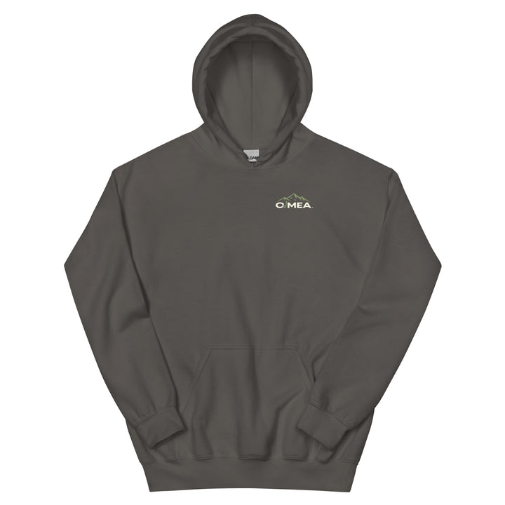 O’MEA™ Northern Pike — Hoodie, charcoal, front 