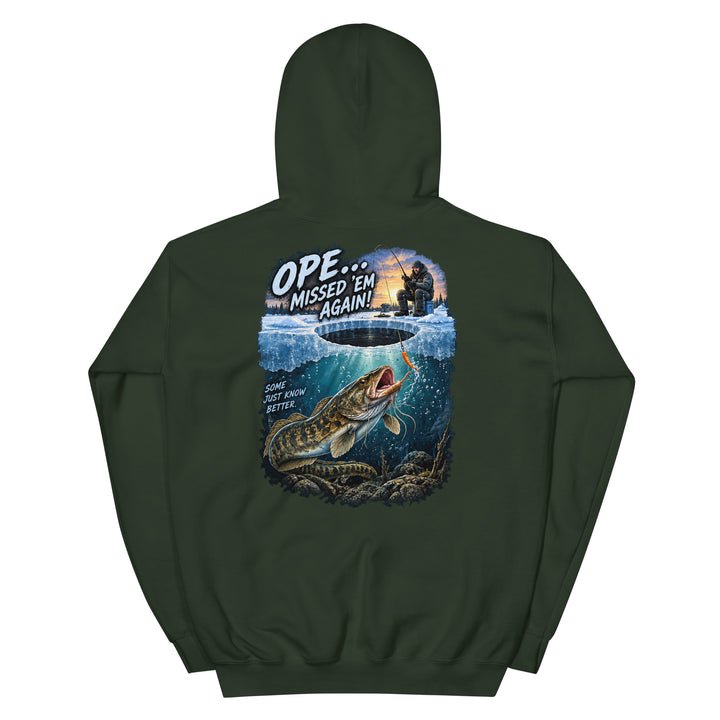 O’MEA™ Eelpout — Hoodie, forest green, back 