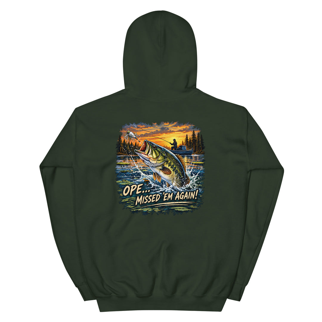 O’MEA™ Bass — Hoodie, forest green, back 