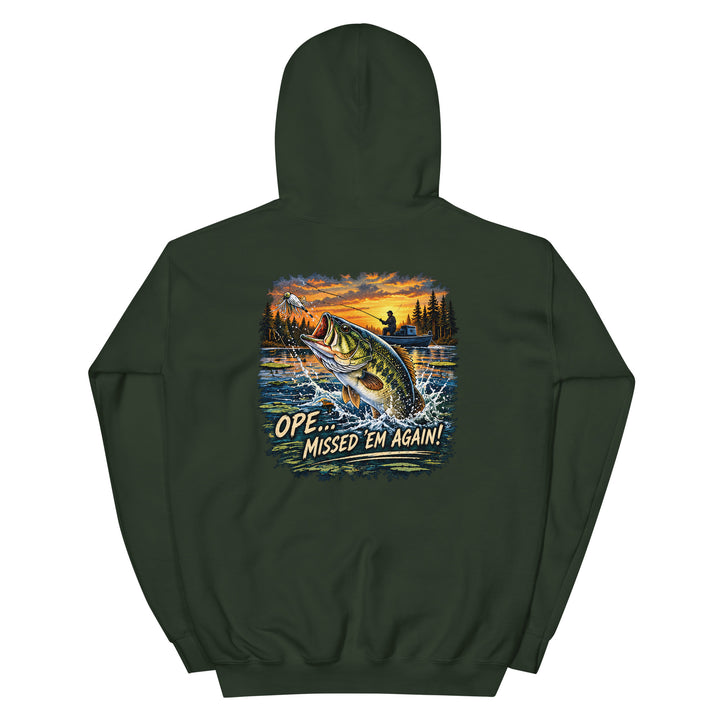 O’MEA™ Bass — Hoodie, forest green, back 