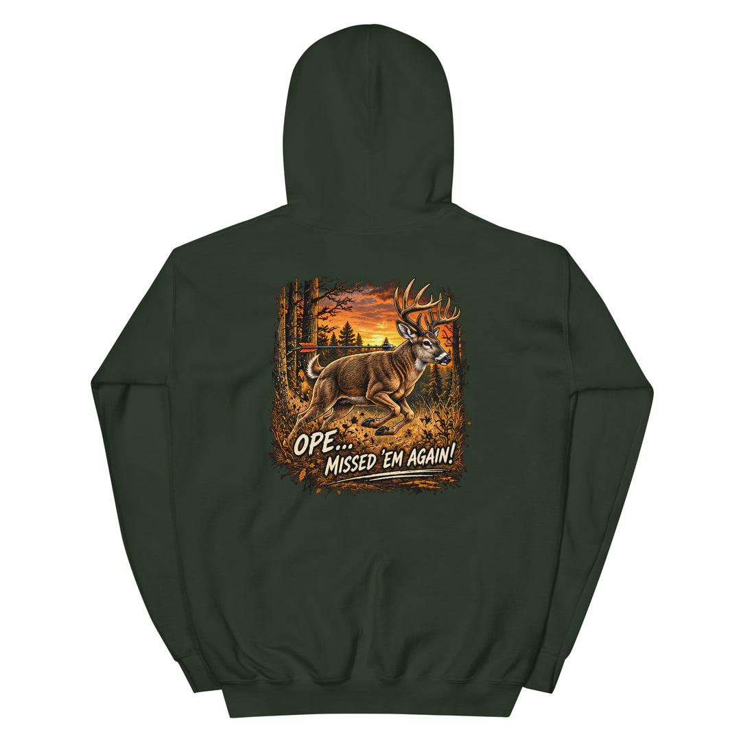 O’MEA™ Whitetail — Hoodie, forest green, back 