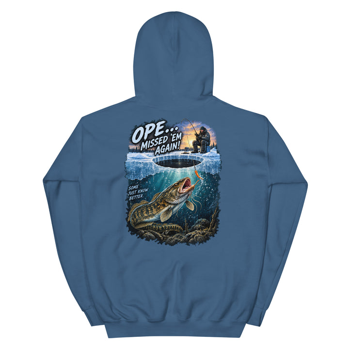 O’MEA™ Eelpout — Hoodie, indigo blue, back 