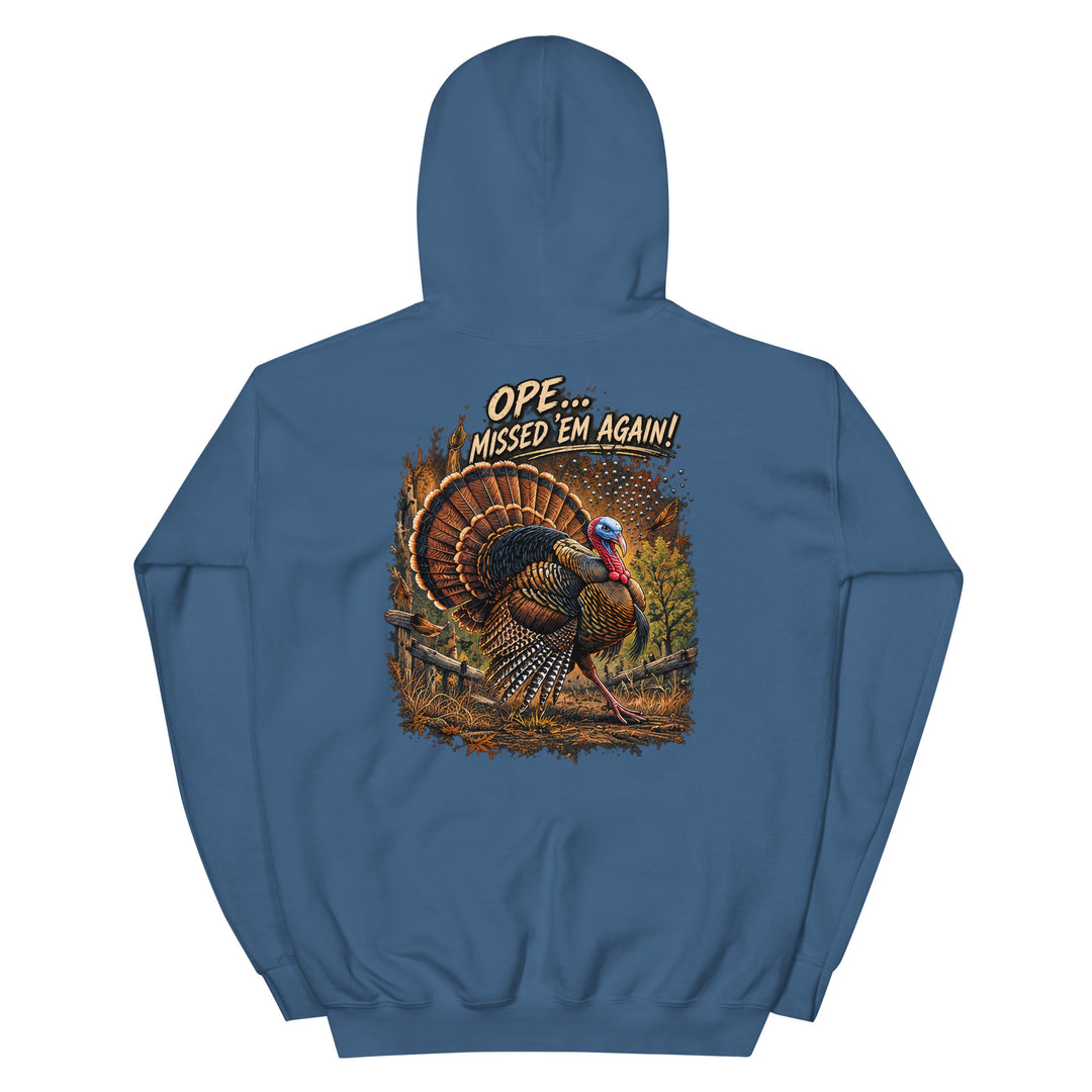 O’MEA™ Turkey — Hoodie, indigo blue, back 