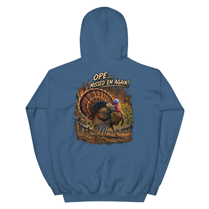 O’MEA™ Turkey — Hoodie, indigo blue, back 