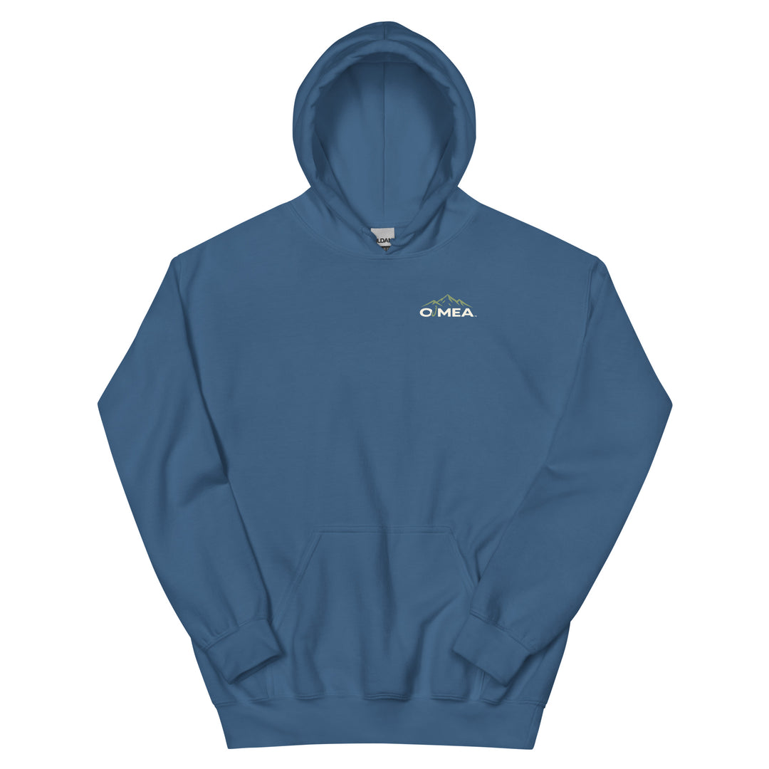 O’MEA™ Northern Pike — Hoodie, indigo blue, front 