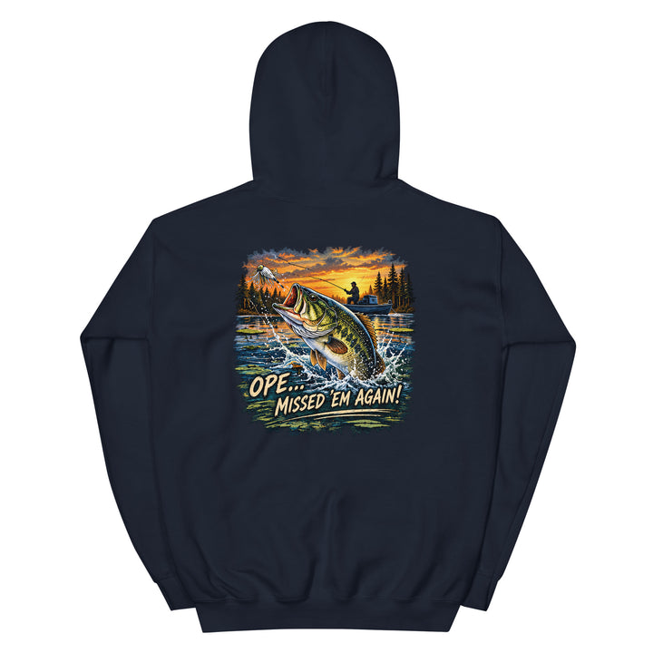 O’MEA™ Bass — Hoodie, navy, back 