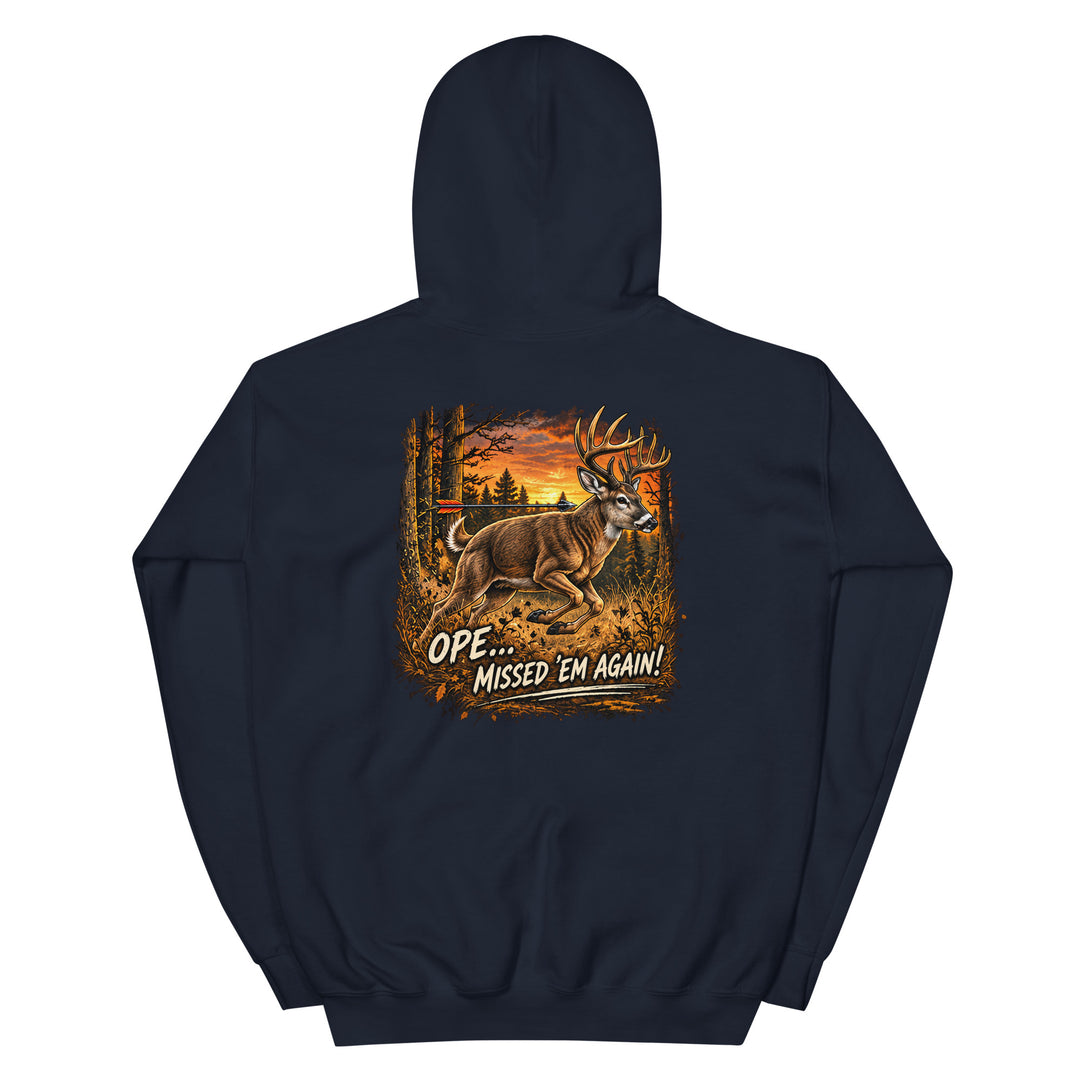 O’MEA™ Whitetail — Hoodie, navy, back 