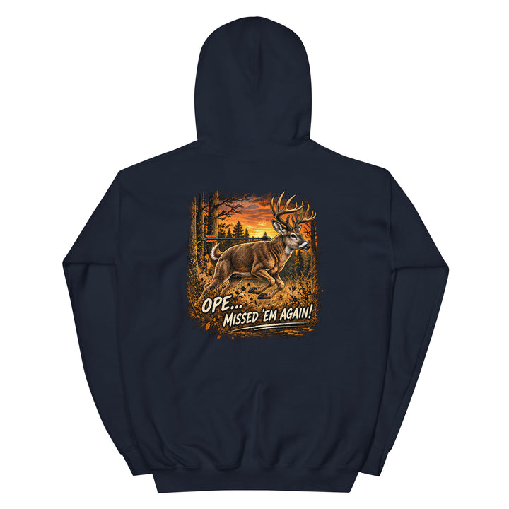 O’MEA™ Whitetail — Hoodie, navy, back 