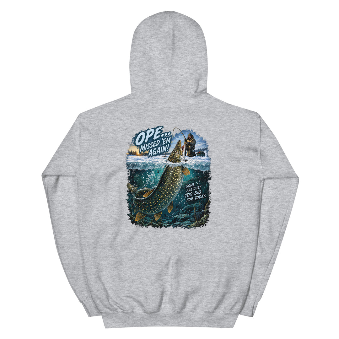 O’MEA™ Northern Pike — Hoodie, sport grey, back 