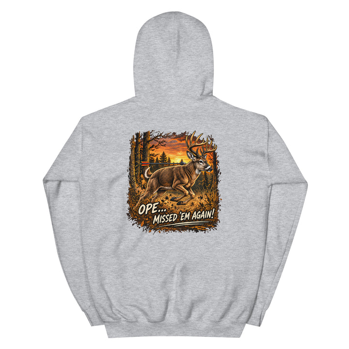 O’MEA™ Whitetail — Hoodie, sport grey, back 