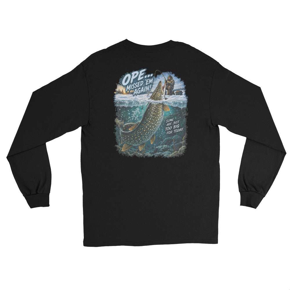 O’MEA Northern Pike long sleeve, black, back #color_black