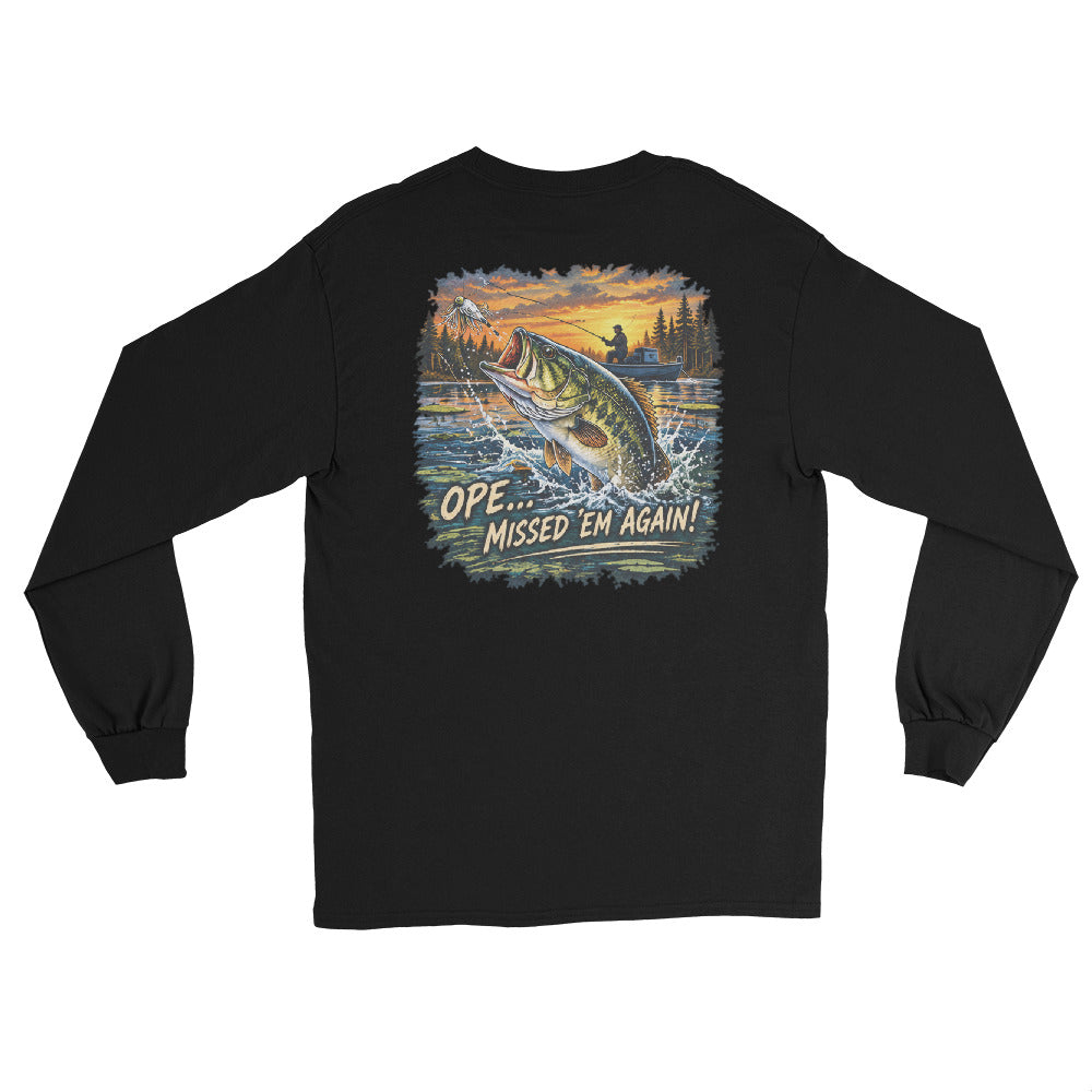 O’MEA Bass long sleeve, black, back 
