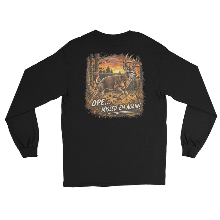 O’MEA™ Whitetail — Long Sleeve, black, back 