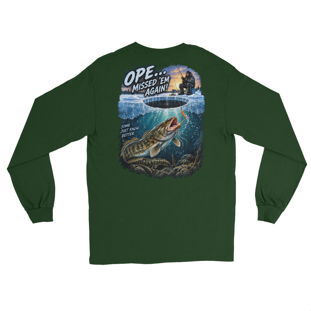 O’MEA Eelpout long sleeve, forest green, back 