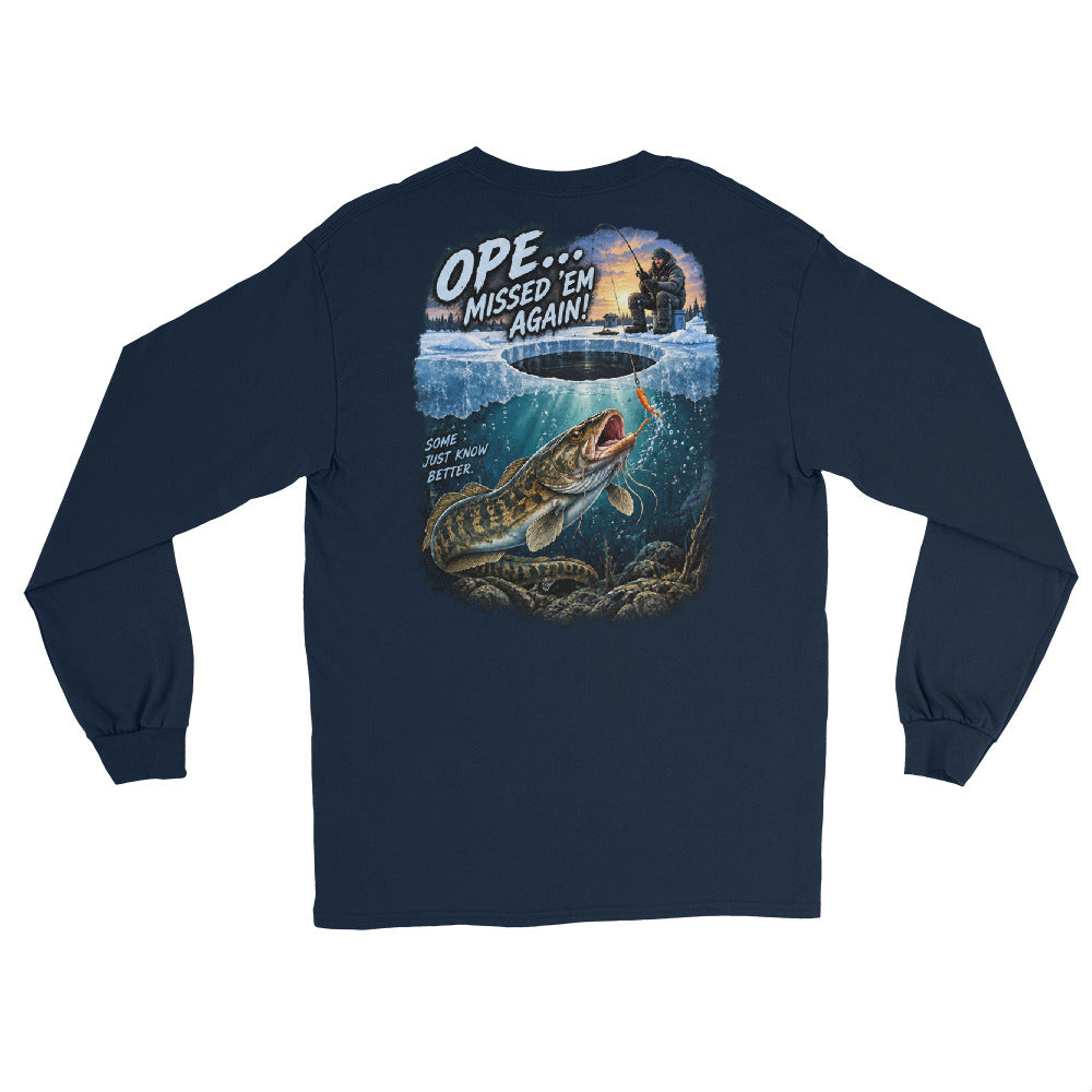 O’MEA Eelpout long sleeve, navy, back 