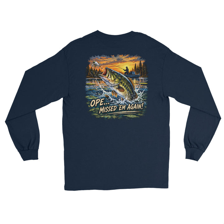 O’MEA Bass long sleeve, navy, back 