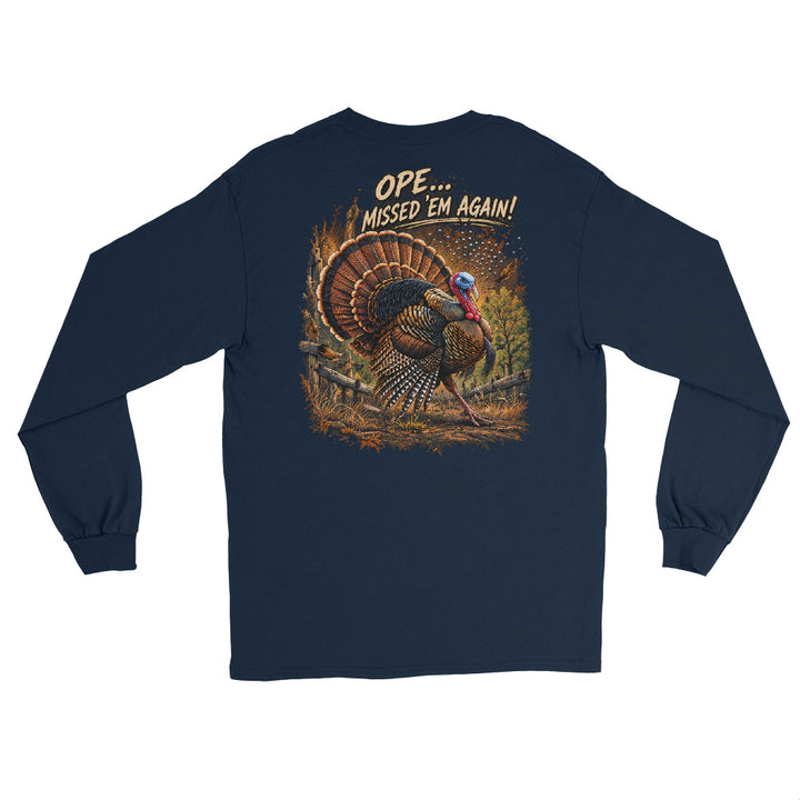 O’MEA™ Turkey — Long Sleeve, navy, back 
