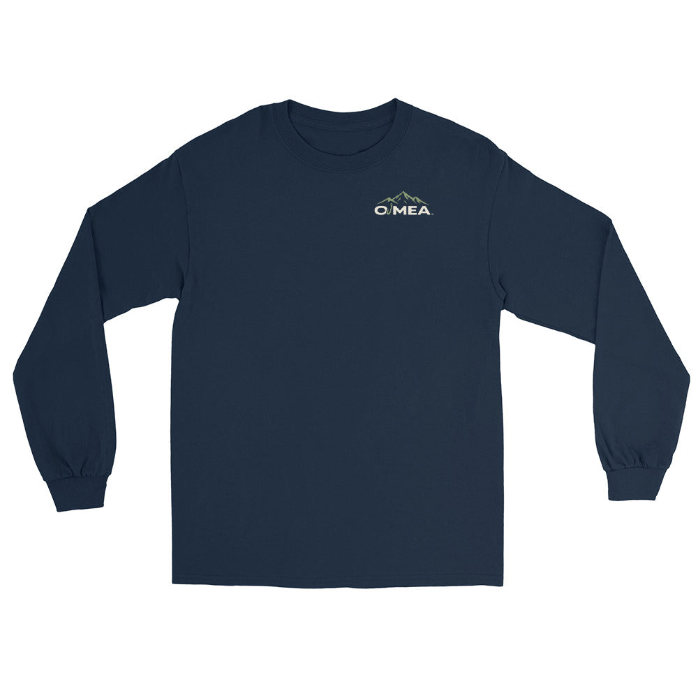 O’MEA™ Walleye — Missed Bait — Long Sleeve, navy, front 