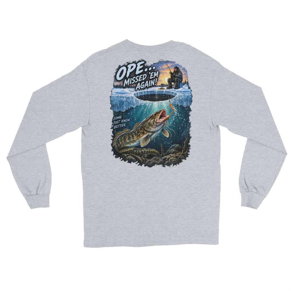 O’MEA Eelpout long sleeve, sport grey, back 