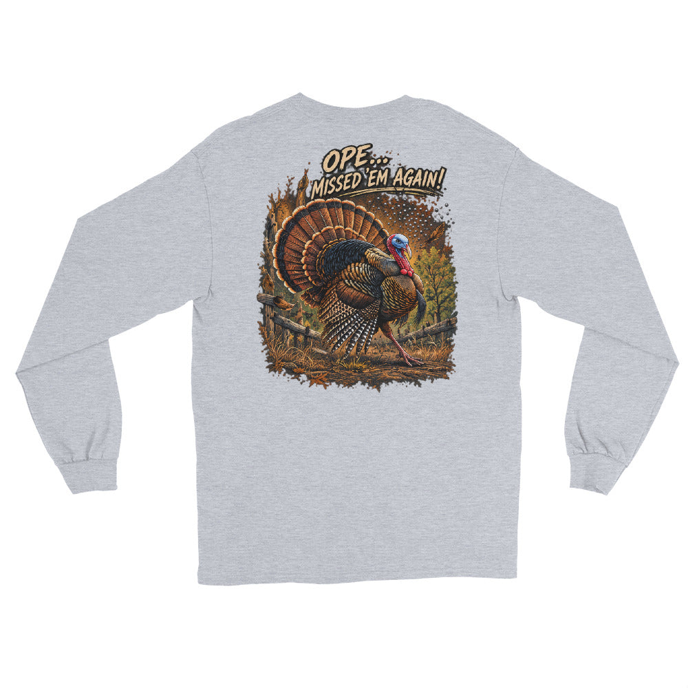 O’MEA™ Turkey — Long Sleeve, sport grey, back 