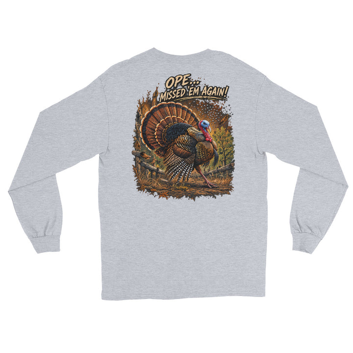 O’MEA™ Turkey — Long Sleeve, sport grey, back 