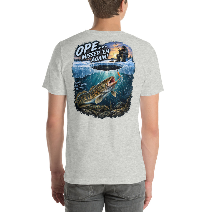 O’MEA™ Eelpout — Premium Tee, athletic heather, back 