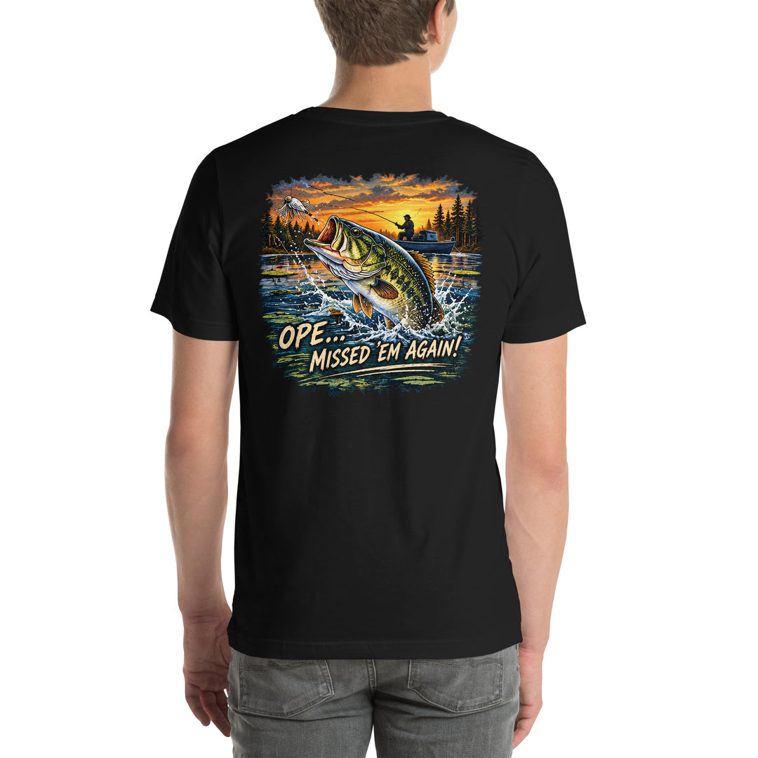 O’MEA™ Bass — Premium Tee, black, back 