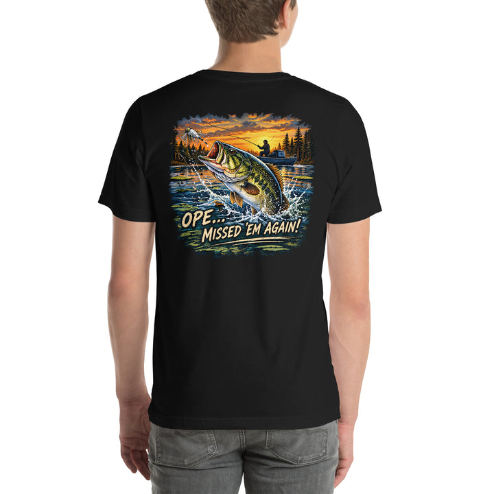 O’MEA™ Bass — Premium Tee, black, back 