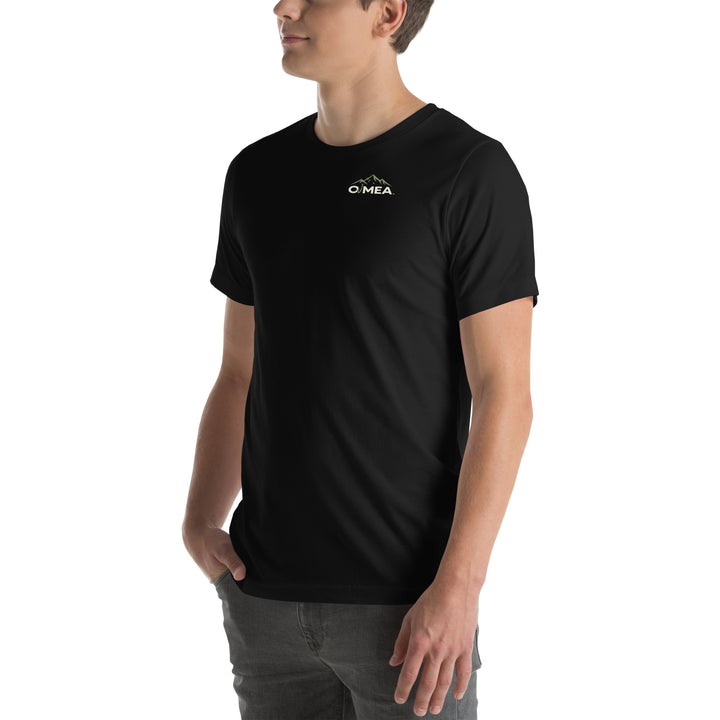 O’MEA™ Bass — Premium Tee, black, left-front 